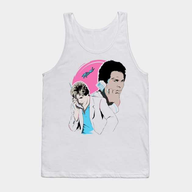 Miami Vice Tank Top by Midnight Run Studio